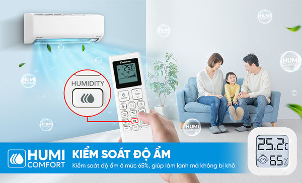 Cơ chế hoạt động của Humi Comfort: Kiểm soát độ ẩm thông minh